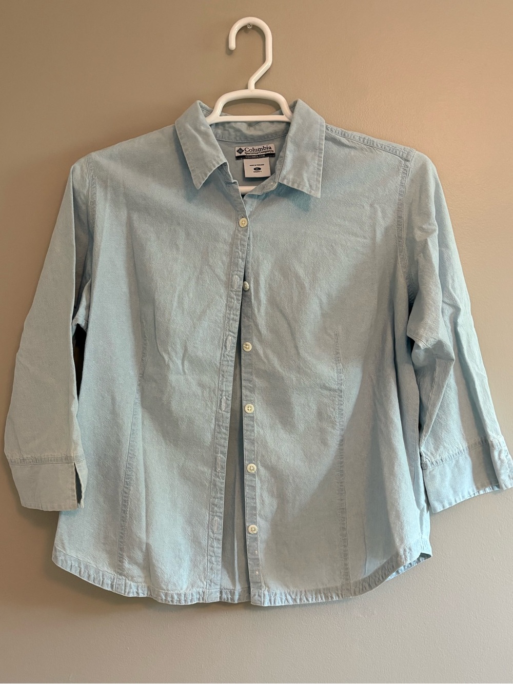 Columbia Light Blue Women's Shirt